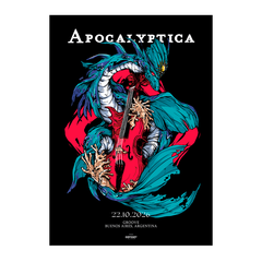 Event Poster Apocalyptica - Argentina 2026