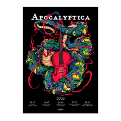 Event Poster Apocalyptica - Brasil 2026