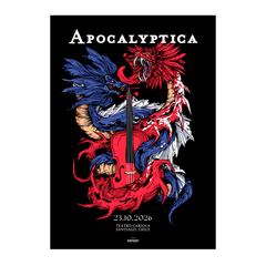 Event Poster Apocalyptica - Chile 2026