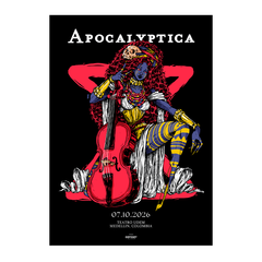 Event Poster Apocalyptica - Colombia 2026