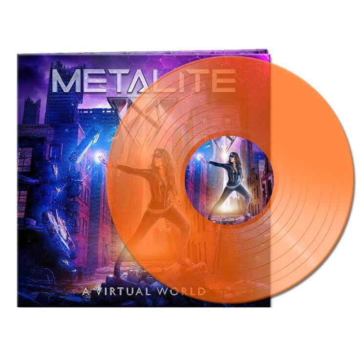 Metalite - A Virtual World - Ltd. Clear Orange Vinyl