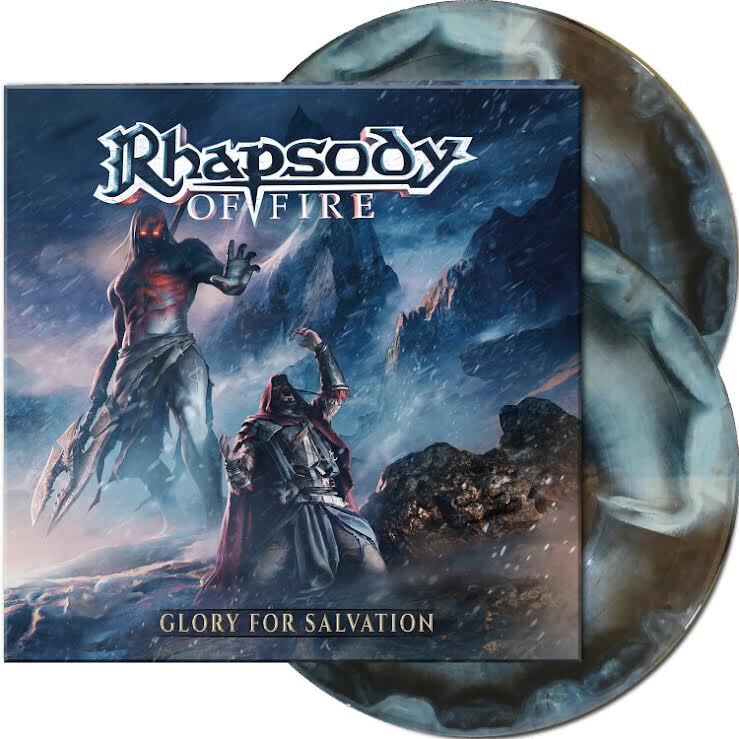 Rhapsody of Fire - Glory For Salvation - Ltd. Blue Black Grey Vinyl