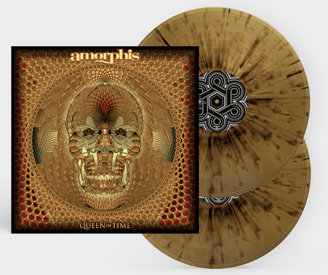 Amorphis - Queen Of Time - 2LP Inca Gold/Black Splatter Vinyl