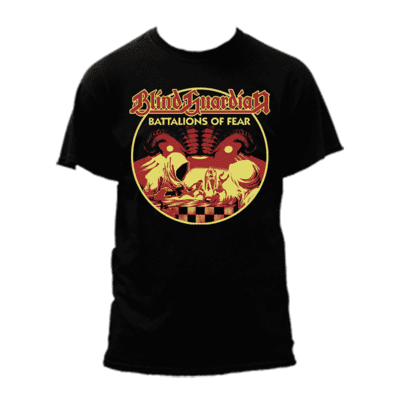 Camiseta Blind Guardian - Batallions of Fear - Negra