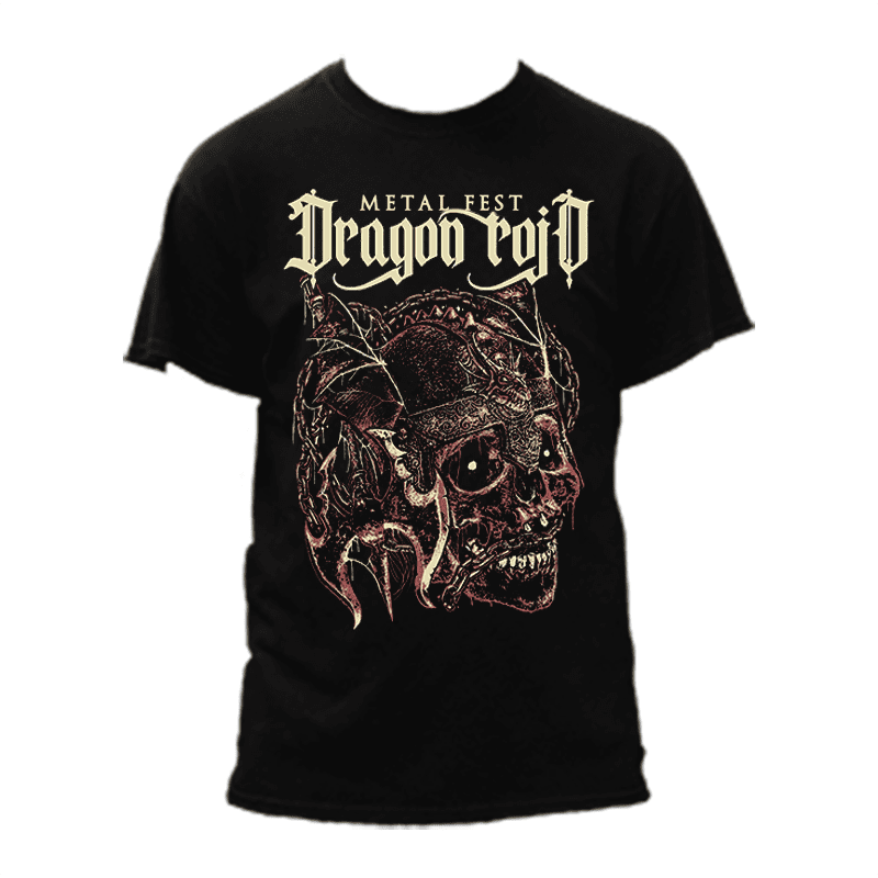 Camiseta Dragon Rojo Metal Fest 2021 (Exclusivo Online)