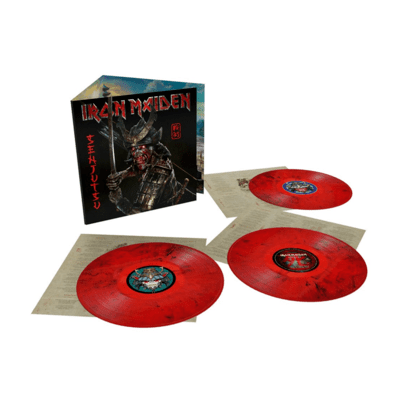 Iron Maiden - Senjutsu [3LP RED & BLACK MARBLE VINYL WITH TRIFOLD SLEEVE]