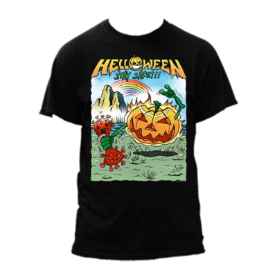 Camiseta Helloween - Stay Safe