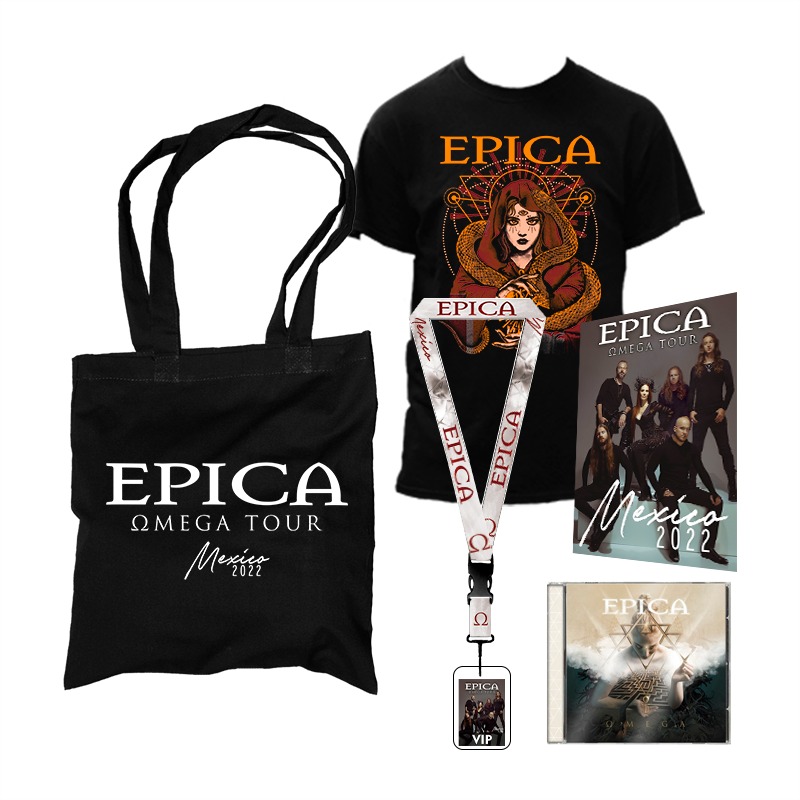 Epica – VIP Pack 1 – Camiseta + Omega CD firmado