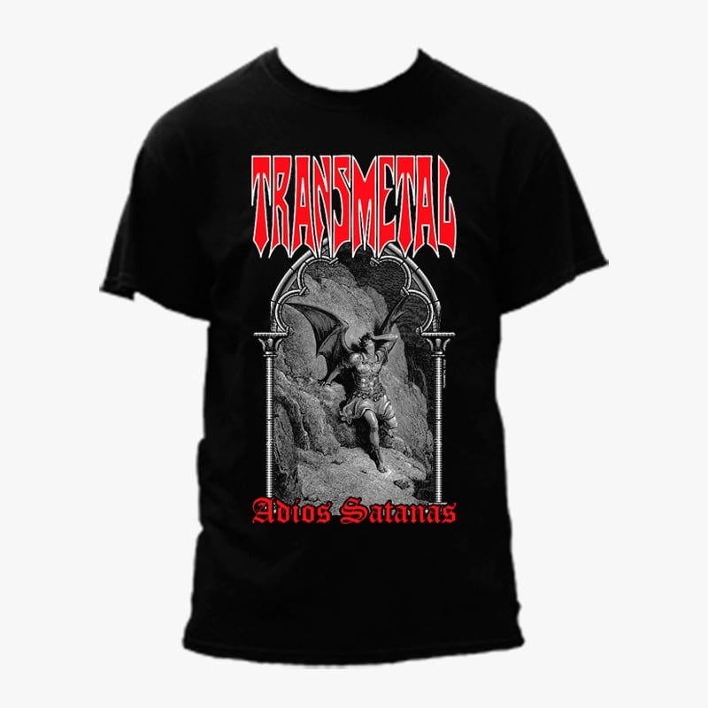 Camiseta Transmetal - Adiós Satanás