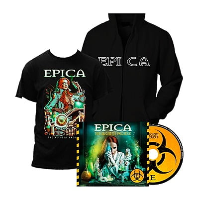 Megabundle Epica - The Alchemy Project - CD Digipak + Camiseta + Hoodie