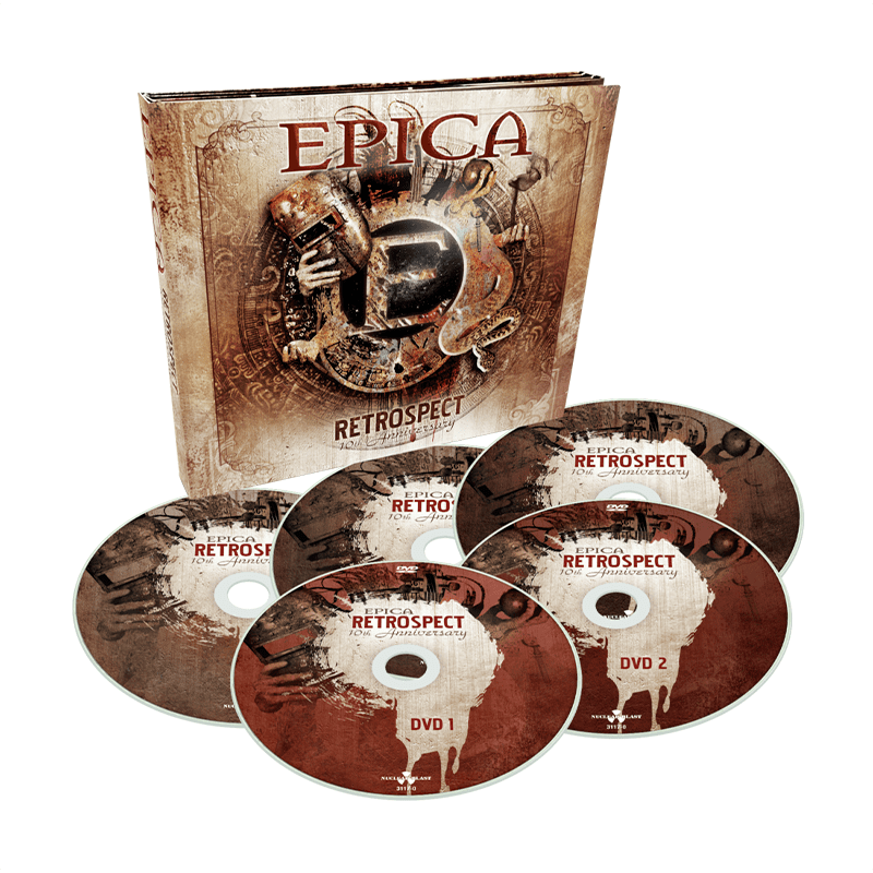Epica - Retrospect - 10th Anniv. -  2 DVD + 3 CD Digipak