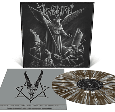 Incantation - Upon The Throne Of... (Black Ice with Splatter LP)
